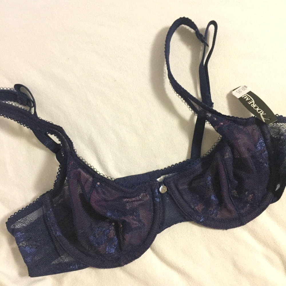 Adore me Blue and Purple Bra
